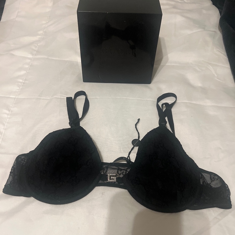 Gucci rhinestone Bra